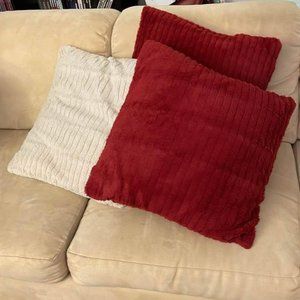 Red & Cream Pillows
